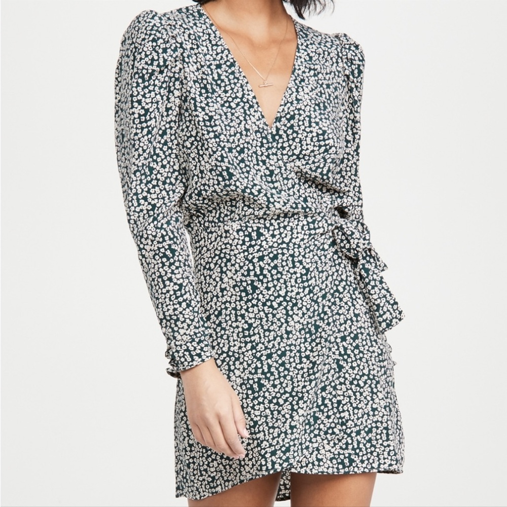 Free People Kinsley Floral Wrap Dress Size 4
